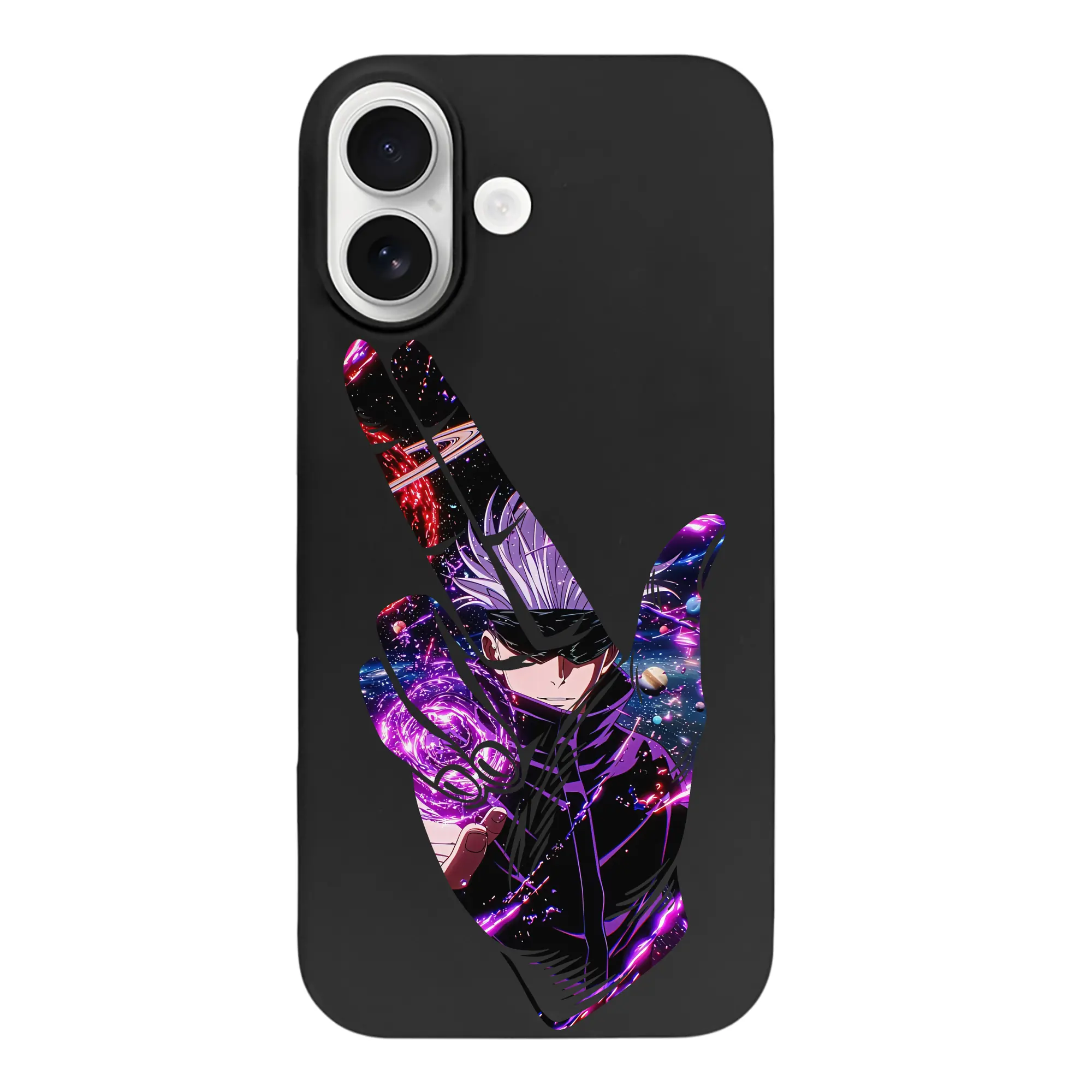 呪術廻戦 グッズ,五条 悟 - iPhone 17 シリーズ シリコンケース 薄型 耐衝撃 指紋防止 ソフトタッチカバー 精密フィット 傷防止 保護ケース iPhone 17/17 Air/17 Pro/17 Pro Max 対応